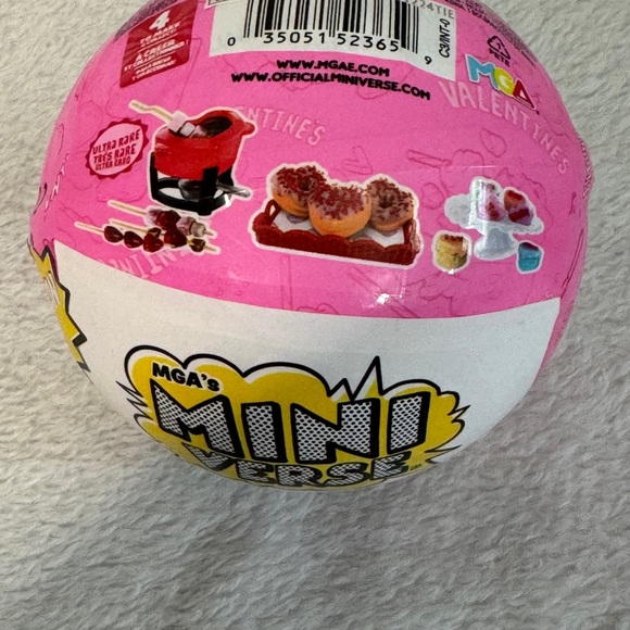 MGA Miniverse Make It Mini Valentine’s Sealed Blind Ball —‎ NEW - Picture 3 of 4